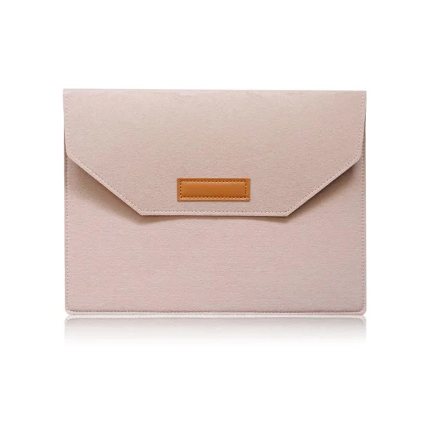 Macbook Pro 13 & 15 Tommer Computer Sleeve Filt Beige beige 15 tommer