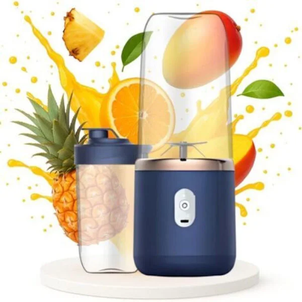Kraftig, oppladbar bærbar blender for smoothies og milkshakes; trådløs blender for bruk på farten.