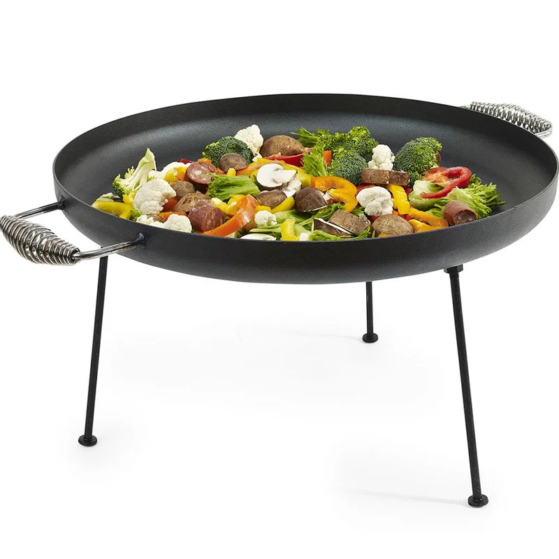 Hällmark 8806 Muurinpohjapannu Ø51 cm, 3 irrotettavaa jalkaa, Ruoanlaitto & grillit