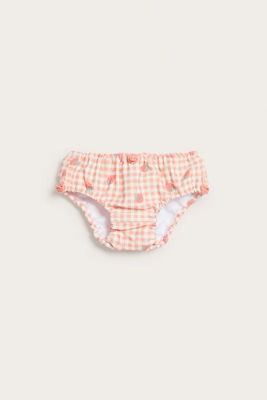 Kappahl | Badbyxor med jordgubbar Rosa 62/68 | Baby