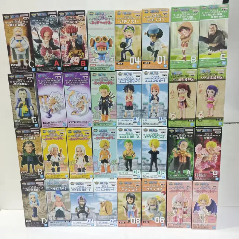 AliExpress - Figurine d'action originale One Piece Anime Luffy Nami Zoro Sanji Chopper S-Eagle S-Snake Stussy Shanks Kid Doflamingo Crocodile