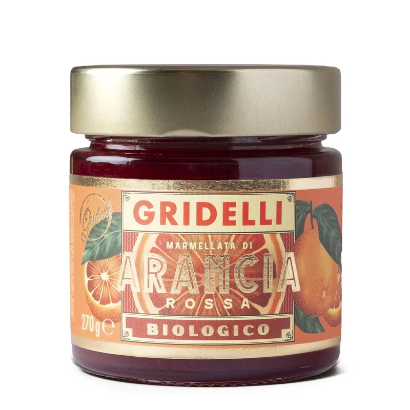 Fratelli gridelli Marmellata Di Arancia Rossa Orange blodappelsinmarmelade 270 g | KitchenOne