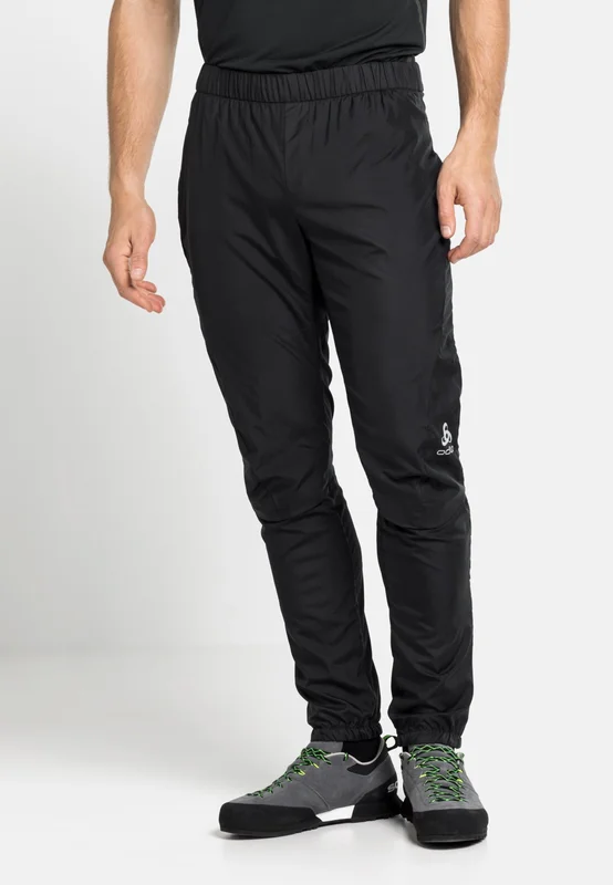 Odlo Pantalon de ski de fond Miles pour homme, S, noir