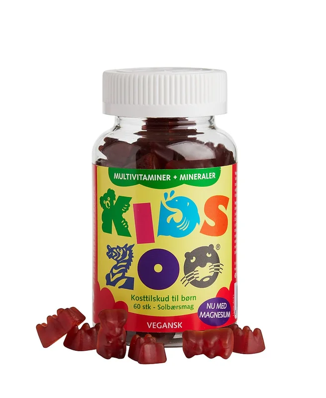 3 for 2 - Kids Zoo Multivitamin + Mineraler 60 stk, Helse & Madvarer, Børnevitaminer, Multivitaminer Til Børn