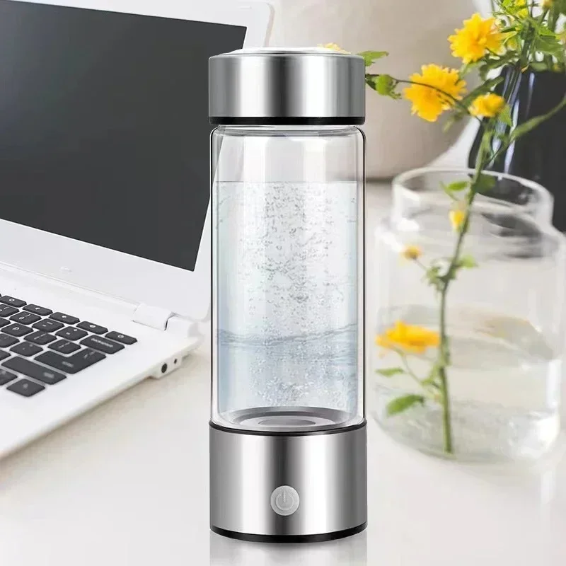 AliExpress - Hydrogen-Rich Water Cup Electric Hydrogen Rich Water Generator Bottle Titanium Quality Filter Portable Antioxidant Lonizer 420ml