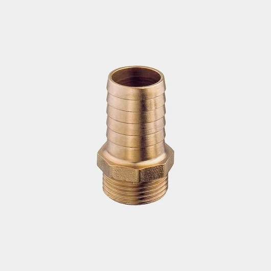 Slangnippel Guidi Hose Connector Male, messing, 1/4" G (BSP) (extern) naar 8 mm (5/16") slang
