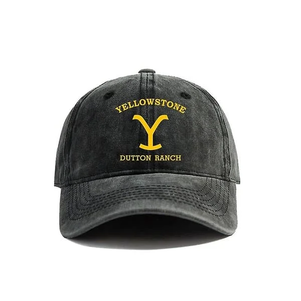 Yellowstone National Park Baseball Caps Distressed Hats Cap Men Women Retro Outdoor Summer Adjustable Yellowstone Hats Mz-294 [DB]