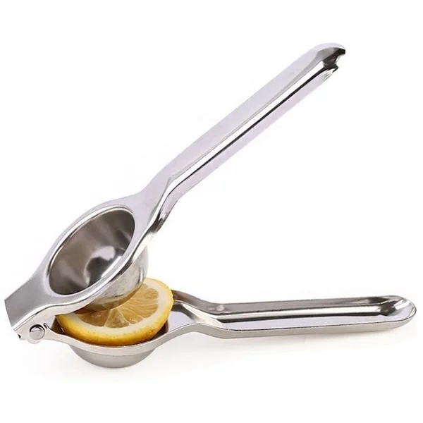 Citruspresser, Manuel citruspresser, 2 stk. elektrisk citruspresser, håndpresser i rustfrit stål, køkkenpresser til tomater, æbler og gulerødder, 