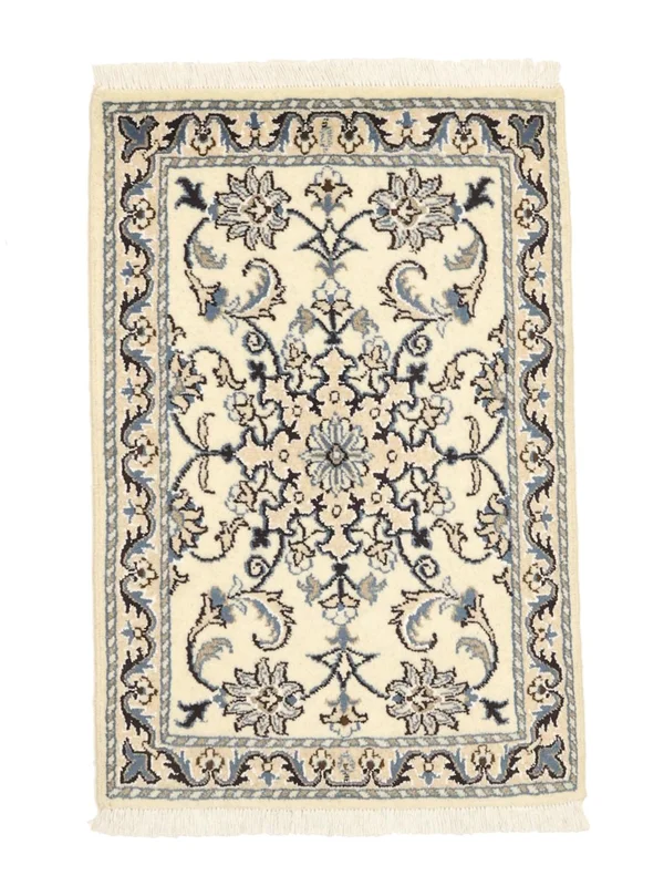 Nain Rug Hand Knotted 59X86 Beige/Yellow