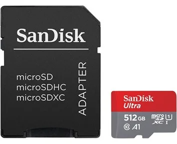SanDisk Ultra microSDXC 512GB - 512 GB Sandisk microSDXC Mobil Ultra UHS-I minneskort