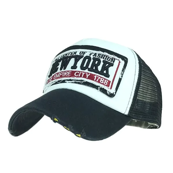 New York mesh caps baseball caps brodert and tungen caps(w