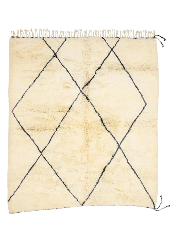 Large Berber Moroccan - Beni Ourain 258X298 Wool, Rug