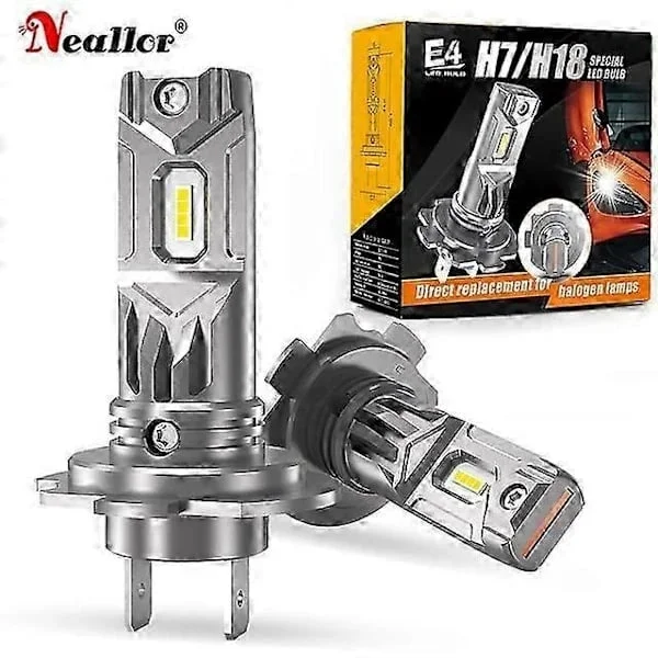 2 kpl 100W 30000lm H7 CSP LED Canbus Ajovalopolttimot Canbus Virheetön Moottoripyörään Autoon Turbo H7 Slim LED Ajovalot Erittäin Kirkkaat