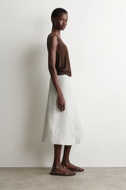 COS Minimal Leather Sandals in Brown - Women