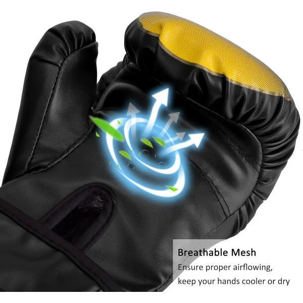 Kids Boxing Gloves 3-10 Years Muay Thai, Taekwondo Training