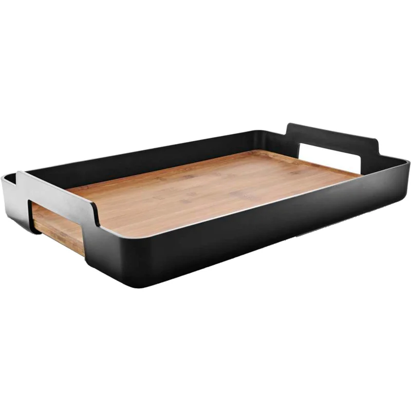 Eva solo Nordic Kitchen rektangulær serveringsbakke 35 x 50 cm, sort | KitchenOne