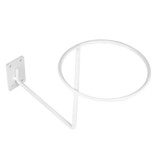 【YD】Displaystativ for hjemmet Hvit Jern Vegg Hatteholder Sykkelstativ
