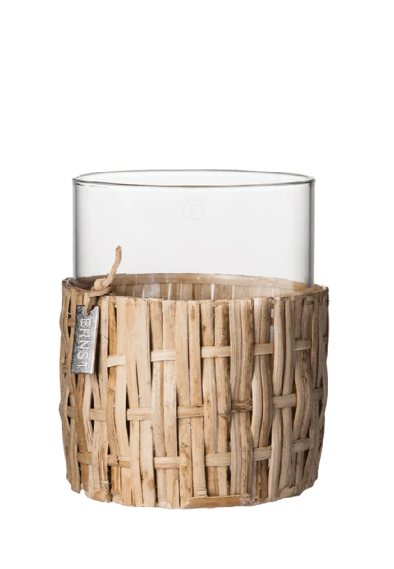 ERNST Ljuslykta/ vas Dekoration Brun d10 h12