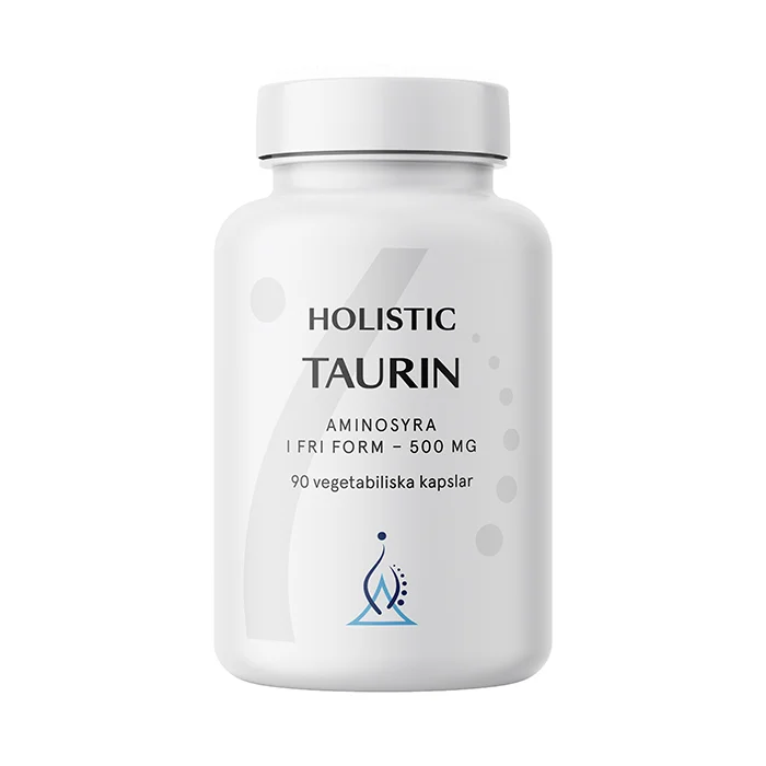 Holistic Taurin 500 mg 90 vegetabiliska kapslar