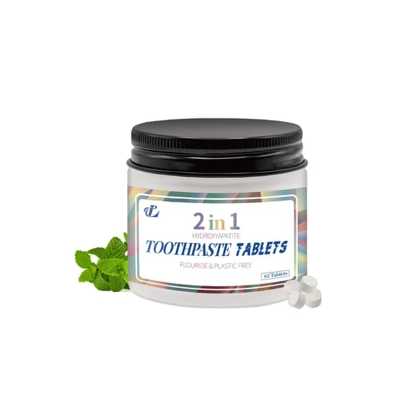 Tannkremtabletter (granulat for munnhygiene) - Frisk pust og hvitere tenner