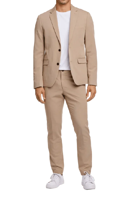 Lindbergh Fine twill stretch Suit Kostymer Herr Grå 54