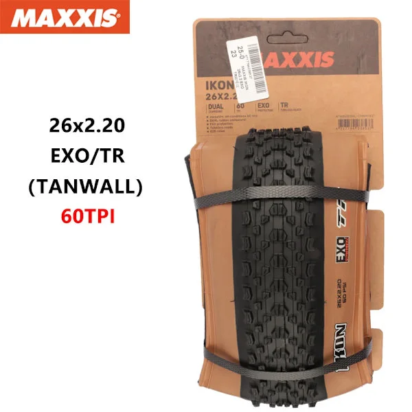 MAXXIS IKON Cykel E-BIKE Vikbart Punkteringsskydd Original Tubeless Däck För MTB 26x2.2/2.35 27.5x2.2/2.35 29x2/2.2/2.35/2.6