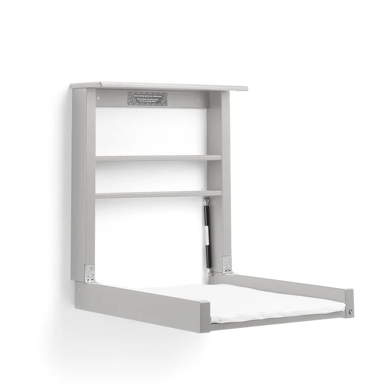 Wall-mounted changing table ROBUST, grey