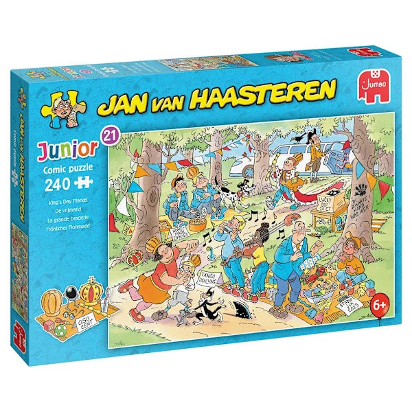 Jan van Haasteren Junior 21 King ́s Day Market Pussel 240 bitar
