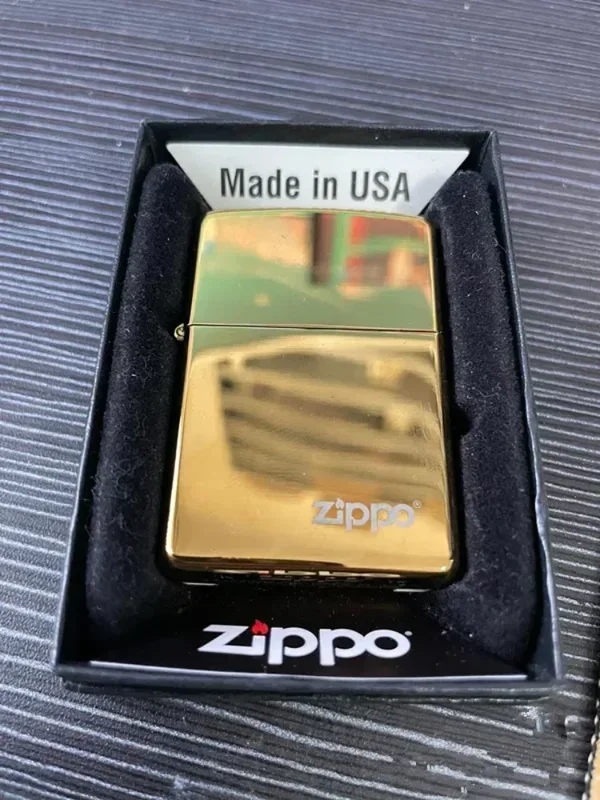 AliExpress - Zippo Golden Ice Chrome Zubehör Windproof Collection im Karton