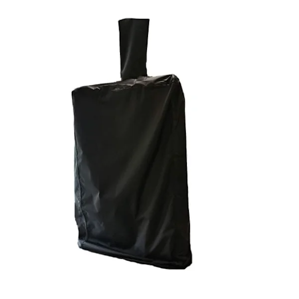 Skyddskåpa för pizzaugn - Pizzaugnsskydd - Vattentätt skyddskåpa för vedeldad pizzaugn - för kolgrillad pizzaugn - 170x65x55 cm - Svart -