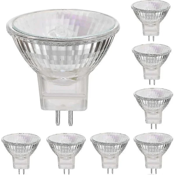 12V 35W GU5.3 Halogen Spot Lampor Varmvitt Dimbar Spotlight, 8-Pack 20W