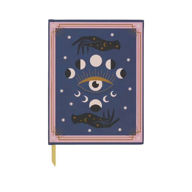 DesignWorks Ink Skrivbok A5 Adopo - Moon Phases Kontor & papper Unisex ONESIZE