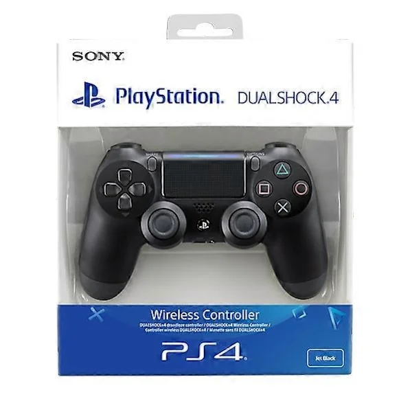 2026 Officiell Sony Playstation PS4 DualShock 4 V2 Trådlös Handkontroll - Svart