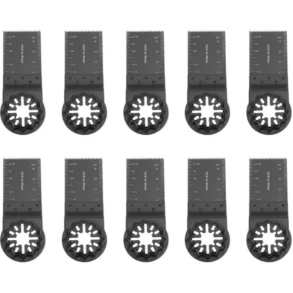 10-delars set med oscillerande sågblad, tillbehör för multifunktionsverktyg, universella sågblad för Dremel, Bosch