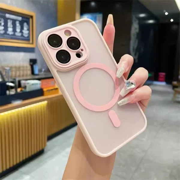 Kompatibel med iPhone 17 16 15 14 13 12 11 PRO Max Skal MagSafe TPU