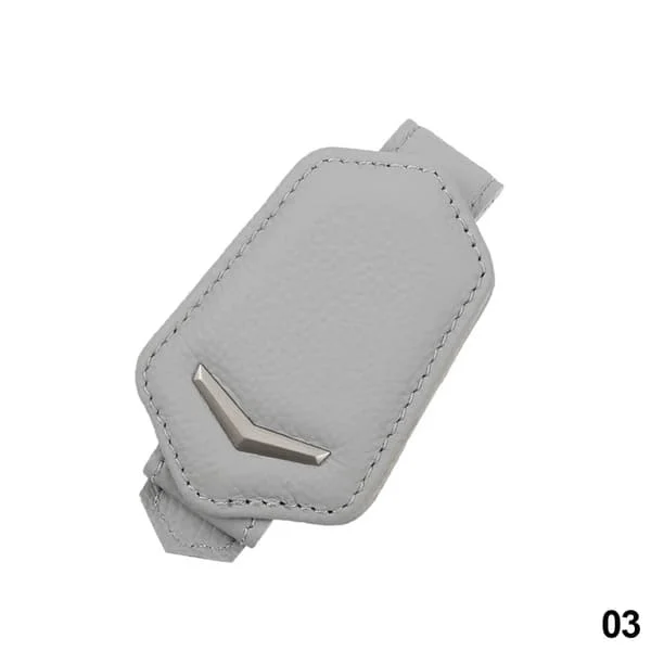 Kolfiber bil solskydd glasögonhållare ram bil spänne klämma glasögon tillbehör biljett dokument mapp bil delar~01128