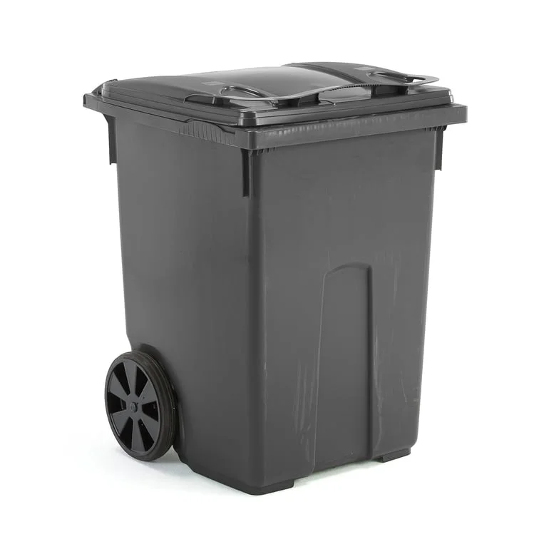 Sopkärl, 370 liter, grå