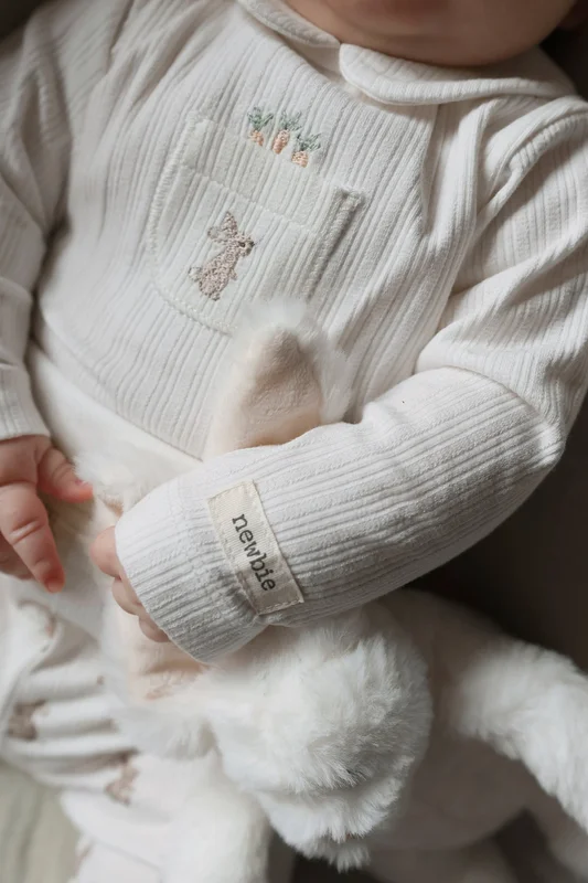 Newbie | Pitkähihainen body, jossa on kaulus Luonnonvalkoinen 56