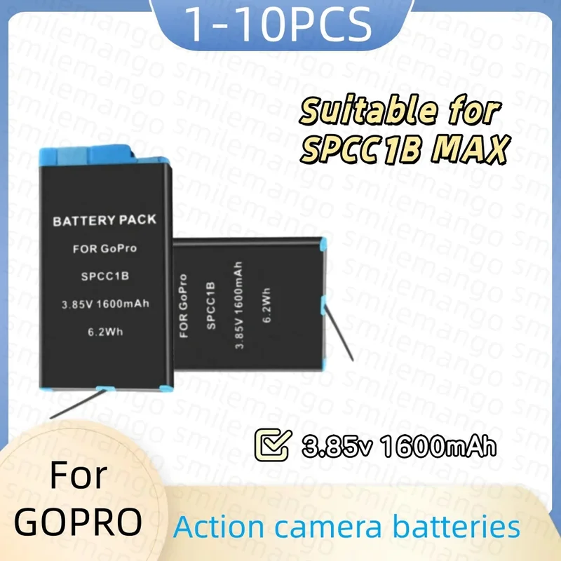 AliExpress - Batterie rechargeable 1600 mAh pour GoPro Max, GoPro HD Hero Max, pour caméra d'action GoPro Max.