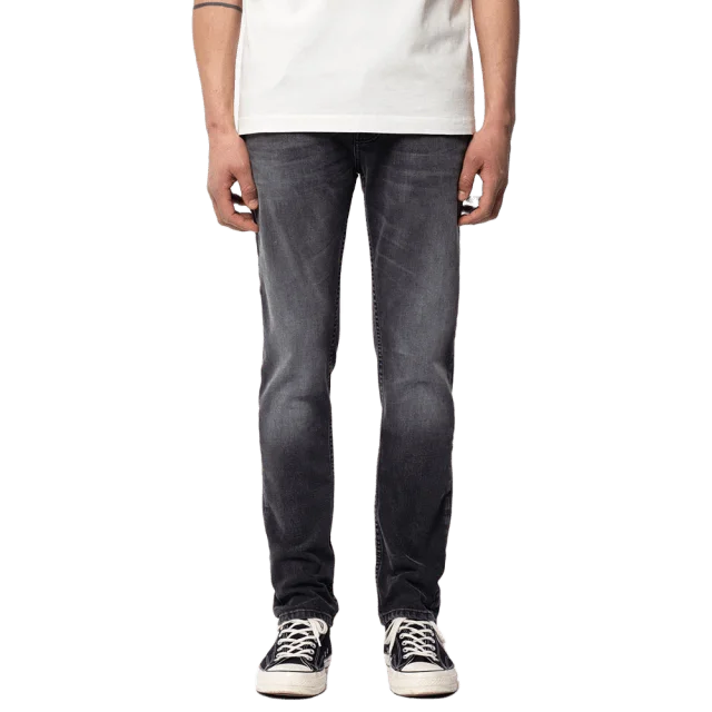 Nudie Jeans Grim Tim Dark Cove Herr Blå W28-L32