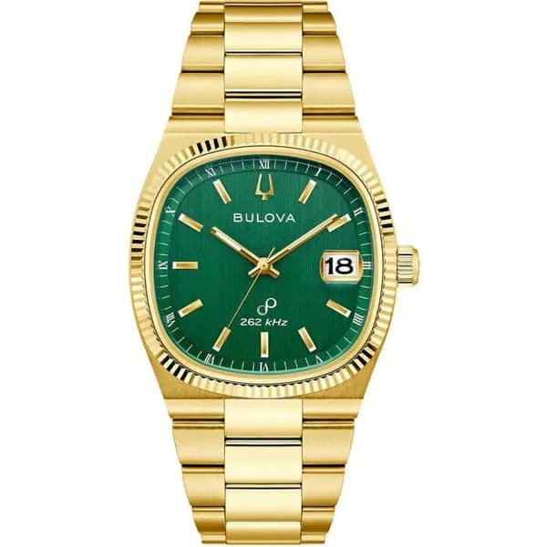 Klocka - Stål Guld - Bulova - 97B237