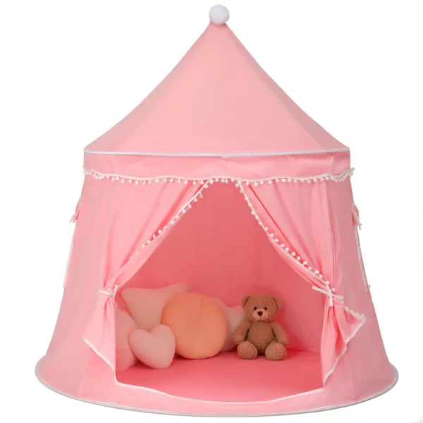 Stort leketelt for barn – Yurt-design leketelt med veske, perfekt gave til barn