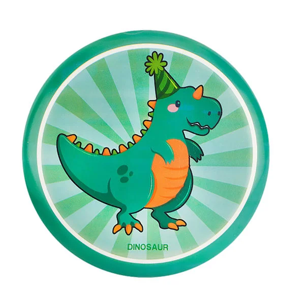 Mjuk Flygande Frisbee för Barn PU Dinosaurie Förälder Barn Förskola Sportleksaker