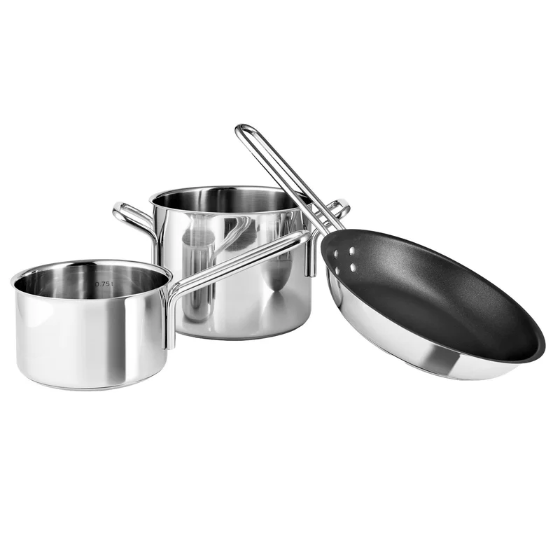 Eva trio Grytset 2 delar + stekpanna 20 cm | Matlagning > Kokkärl & Stekpannor > Grytset & Kastrullset | Bagaren och Kocken