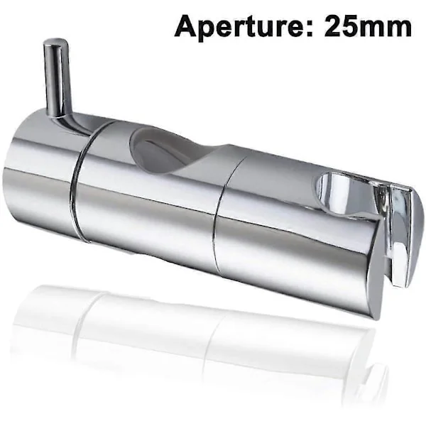 25mm Handheld Shower Holder Universal, Adjustable Shower Holder, 360° Rotatable Shower Handheld Shower Holder, Shower Holder for Slide Bar (1