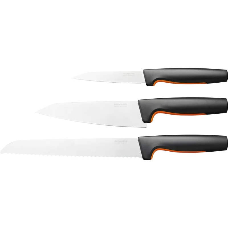 Fiskars Functional Form Puukot 3-osainen, Ruoanlaitto & grillit