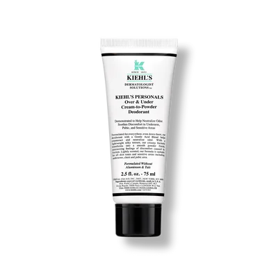 Kiehl's Over & Under Cream-to-Powder Deodorant 75ml, Krämdeodoranter, Intimvård