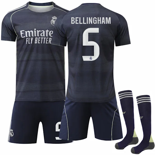 Real Madrid 25-26 Udebanetrøje, Bellingham Trøje til Børn & Voksne[JUN] 25-26 Bellingham