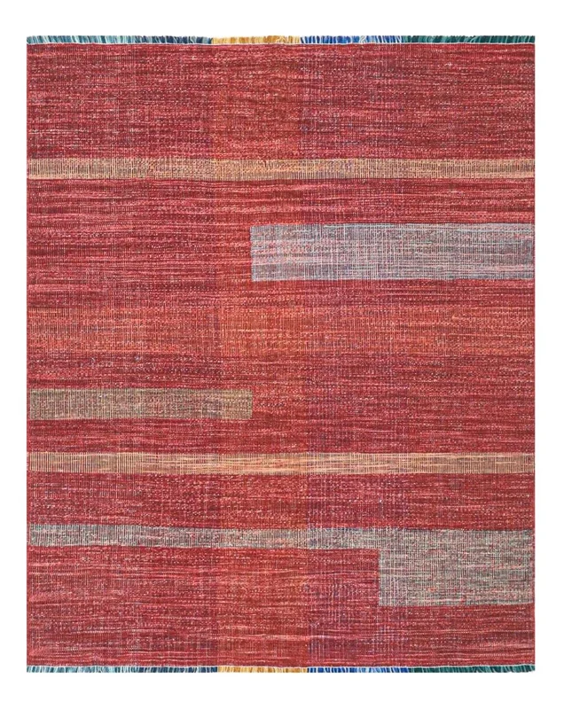 Kilim Modern Rug Modern Dark Red/Red (Wool, )