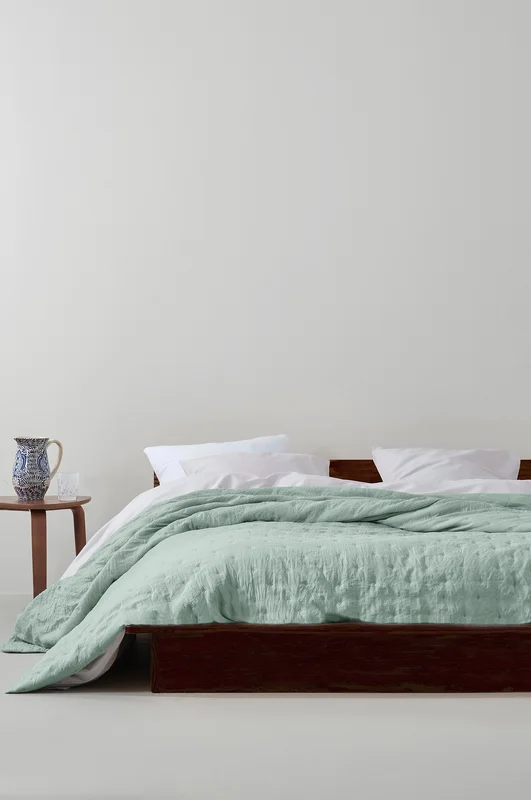 Jotex - 260 Calm Sengeteppe Grågrønn - Bedspread - Kjøp Dobbeltseng hos Jotex